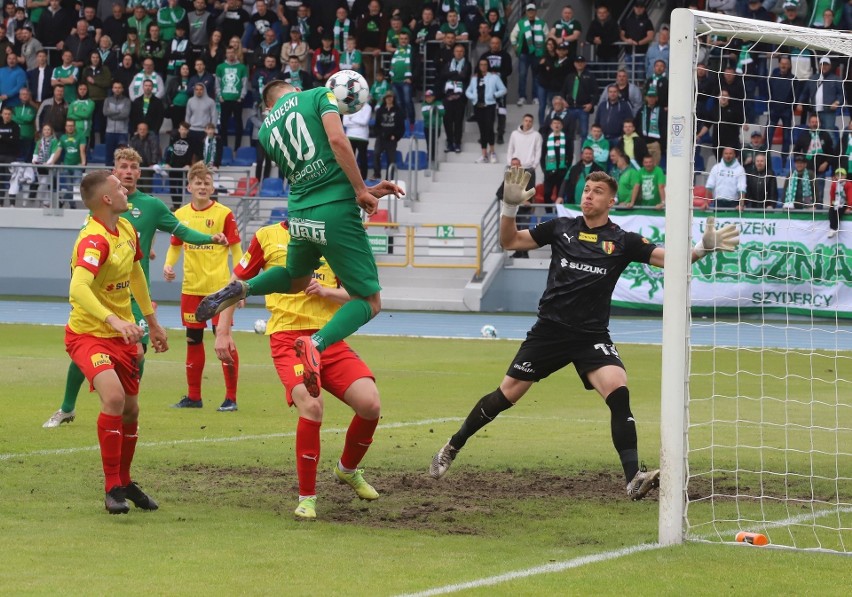 Fortuna 1 Liga. Radomiak pokonał Koronę Kielce i awansował do ekstraklasy (DUŻO ZDJĘĆ Z MECZU)