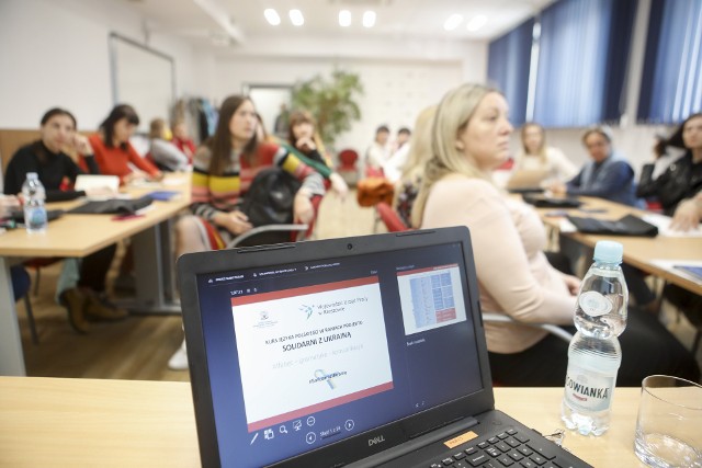 W zorganizowanym przez WUP w Rzeszowie kursie języka polskiego uczestniczyło ponad 20 pań z Ukrainy.