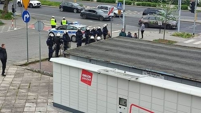 Elana - Zawisza w Toruniu. Tak wygladała interwencja policji...