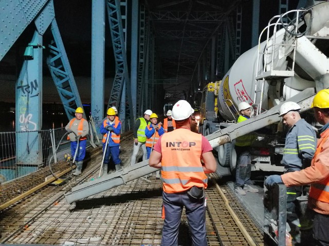 Kolejne nocne prace na moście drogowym w Toruniu zaplanowano w nocy z 30 na 31 lipca
