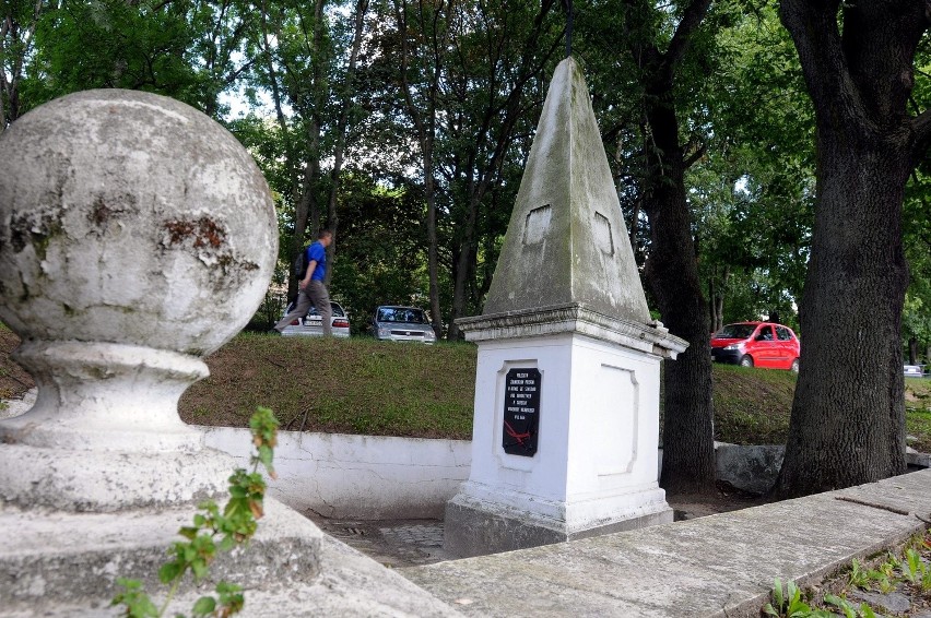 Pomnik szwedzki stanął w Lublinie w połowie XVII wieku. Na...