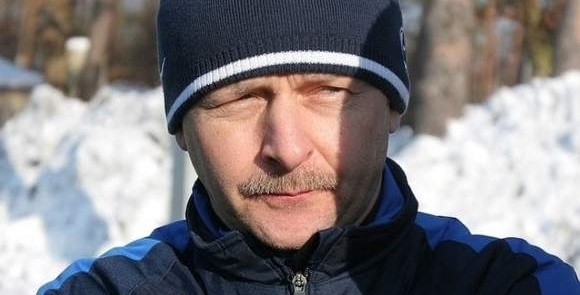 Trener Piotr Mandrysz.