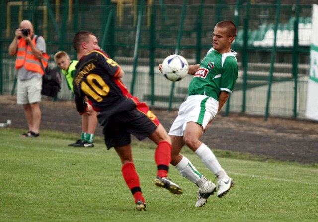 Paweł Boryczka (z prawej) to jeden z najlepszych piłkarzy Radomiaka młodego pokolenia