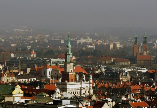 Rano, 20 stycznia powietrze w Poznaniu jest określane jako umiarkowane.