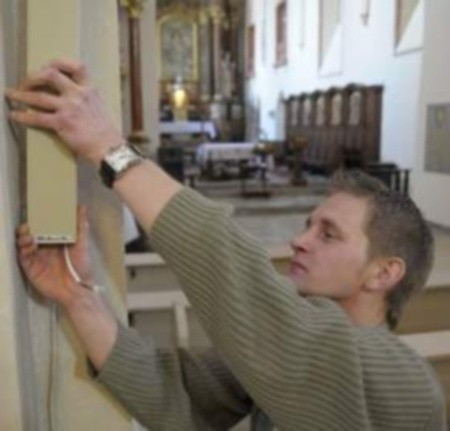 Pętlę w kościele franciszkanów w Opolu zamontowano przy okazji remontu  i montażu nowego nagłośnienia.