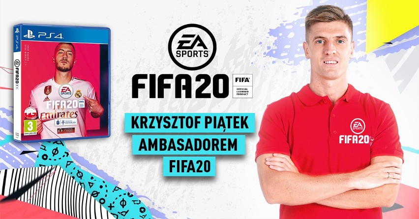Krzysztof Piątek polskim ambasadorem gry FIFA 20