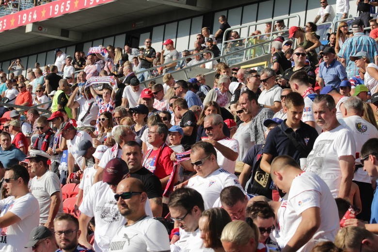 26.07.2019. Kibice na meczu Górnik Zabrze - Zagłębie Lubin....