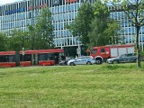 Wypadek z udziałem tramwaju w Katowicach. Utrudnienia na Grundmana