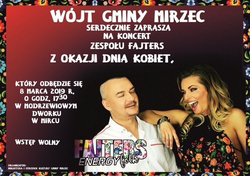Plakat koncertu w Mircu, z okazji Międzynarodowego Dnia...