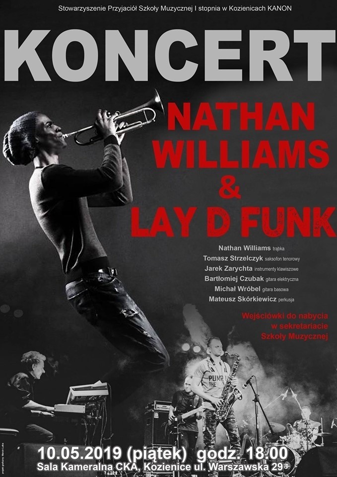 Lay D Funk&Nathan Williams zagrają w Kozienicach już w piątek w Centrum Kulturalno-Artystycznym