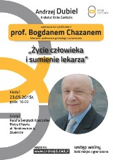 Profesor Bogdan Chazan w Zawierciu 23 maja