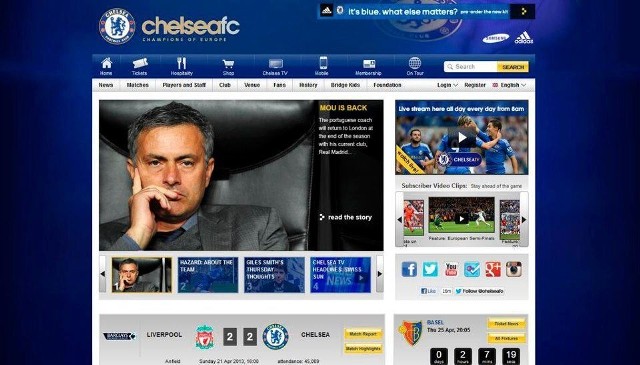 Informacja na oficjalnej stronie Chelsea o powrocie Mourinho