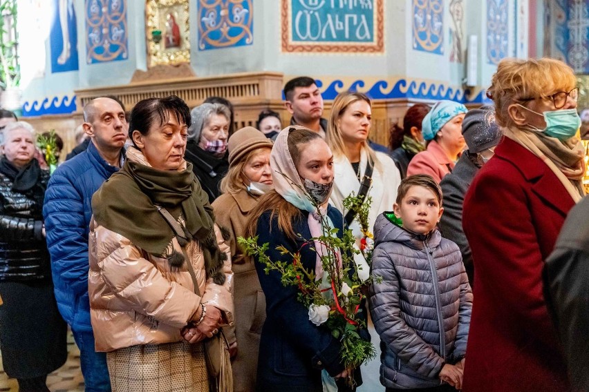 Niedziela Palmowa w soborze św. Mikołaja w Białymstoku