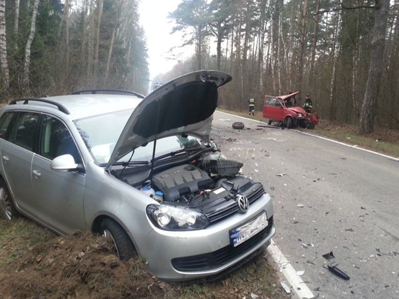Ok. godz. 7.30 doszło do wypadku na drodze między Niegowcem...