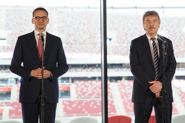 Premier Mateusz Morawiecki z prezesem PZPN, Zbigniewem Bońkiem, rozmawiał nie tylko o wybrykach stadionowych chuliganów, ale również o zbliżającym się mundialu z udziałem biało-czerwonych