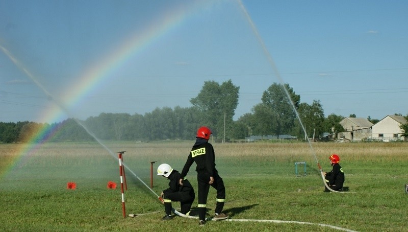 Zawody sportowo - pożarnicze w miejscowości Strzelce