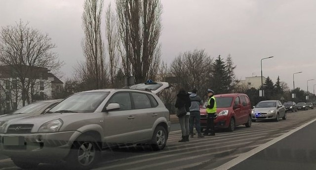 W zderzeniu na ulicy Kamiennej nikt nie ucierpiał.