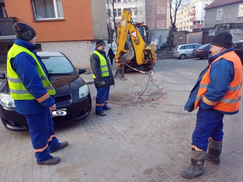 Wodociągi Białostockie naprawiają instalacje po mrozach....