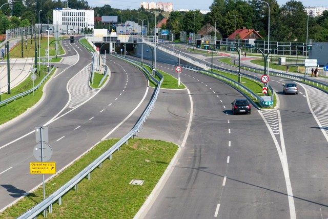 Trasę Łagiewnicką otwarto w sierpniu 2022.