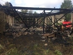 Hałe. Tragiczny pożar stodoły w Podlaskiem. Nie żyje mężczyzna [ZDJĘCIA]