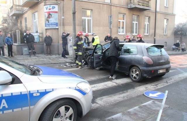 Wypadek na Seminaryjskiej w Kielcach
