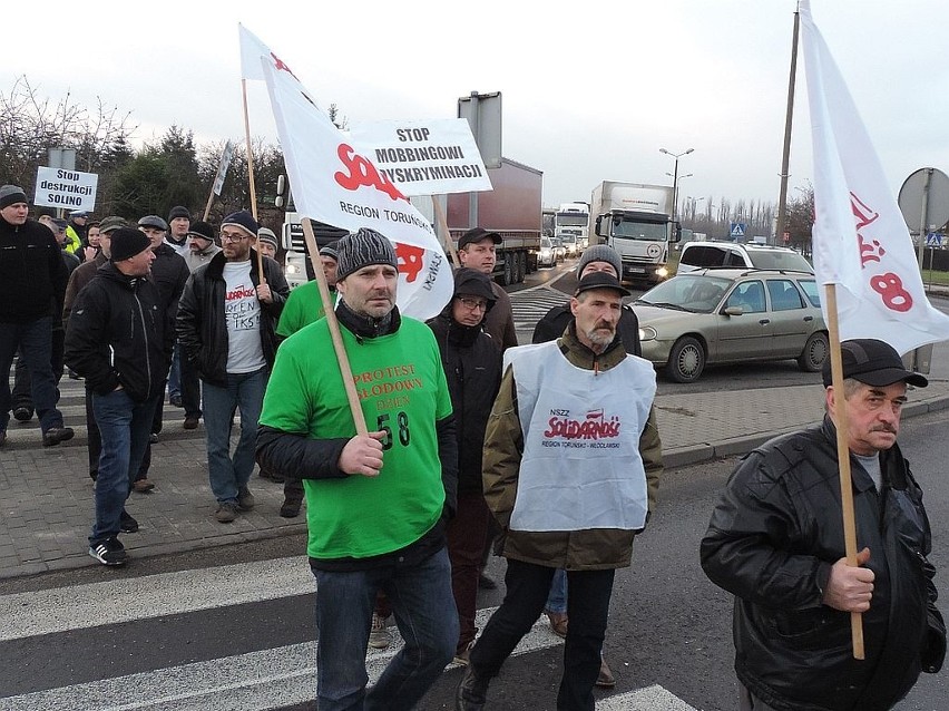 Protest pracowników IKS Solino