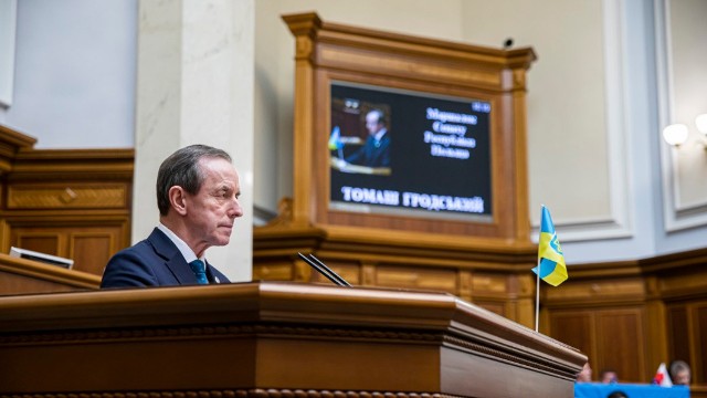Marszałek Senatu RP w ukraińskim parlamencie