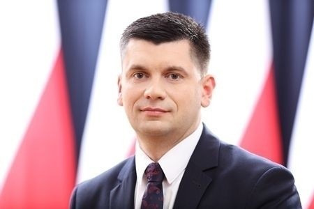 Wicemarszałek województwa małopolskiego Łukasz Smółka