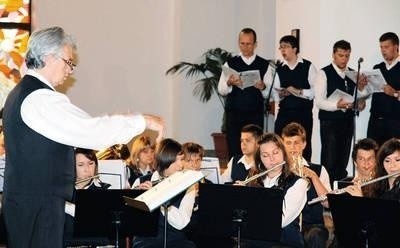 Tegoroczną edycję Koncertów Letnich w Zakopanem zakończył występ Symfonicznej Orkiestry Dętej Fermata Band Fot. Bożena Gąsienica