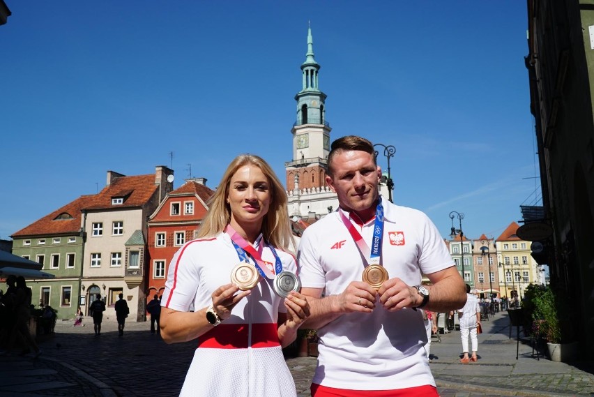 Karolina Naja i Tadeusz Michalik medalami z igrzysk w Tokio...