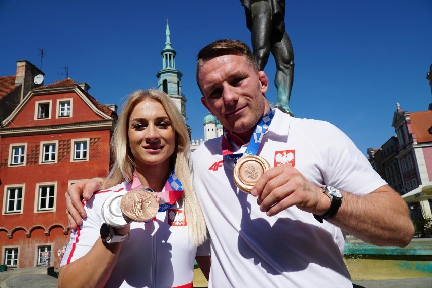 Karolina Naja i Tadeusz Michalik medalami z igrzysk w Tokio...