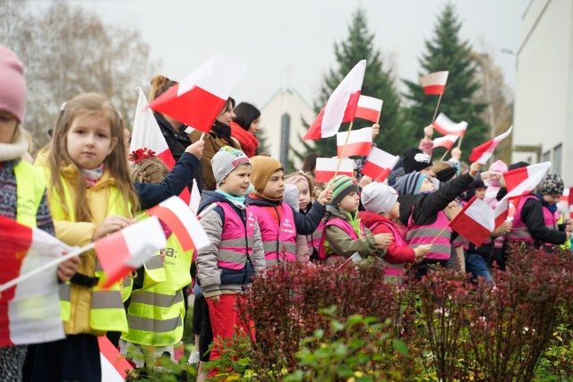 Wspólnie odśpiewali Mazurka Dąbrowskiego przed Narodowym Świętem Niepodległości