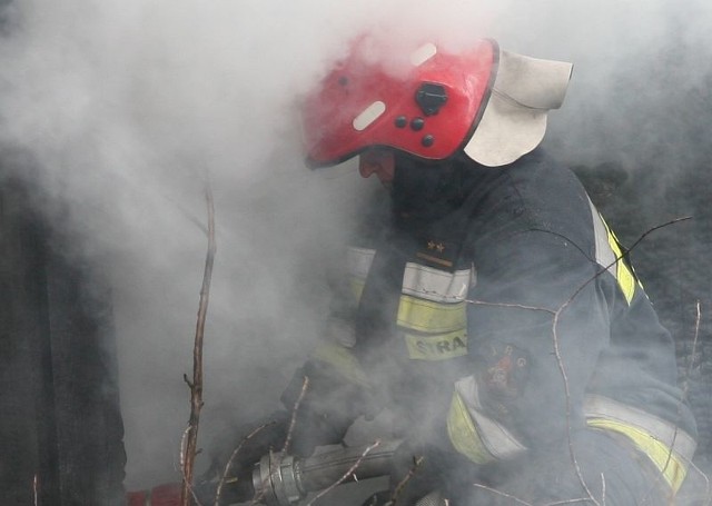 pożaru w Drohiczynie została znaleziona przez strażaków