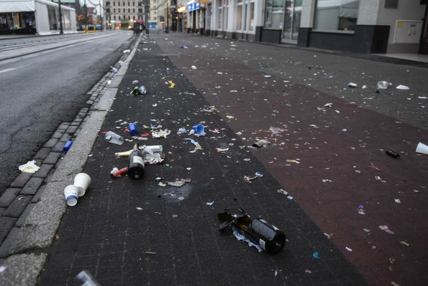 Poznań: Tak wygląda miasto po zabawie sylwestrowej