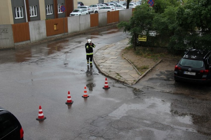 Czwartkowa ulewa w Wejherowie i powiecie. Są zalania w kilku miejscach [ZDJĘCIA]