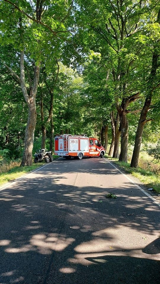 Kolizja koło Pobłocia. Auto uderzyło w drzewo [ZDJĘCIA]