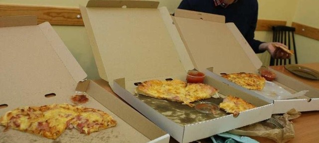 Test pizzy w redakcji "Głosu Pomorza" 