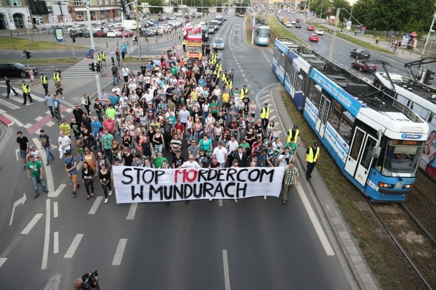 Marsz Przeciw Brutalności Policji, Wrocław, 30.05.2016