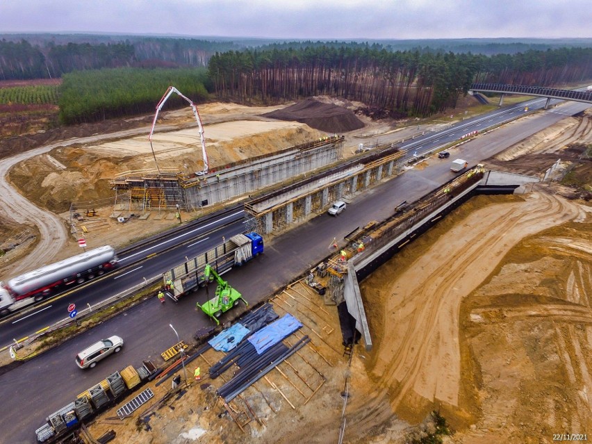 W 2021 r. na inwestycje na drogach krajowych woj. lubuskiego...
