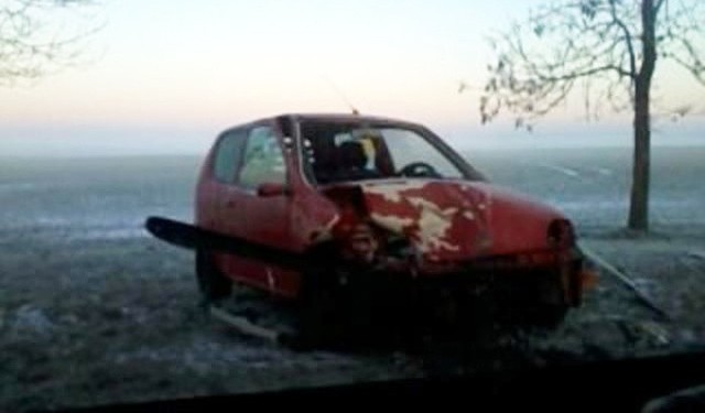 Do zderzenia dwóch samochodów doszło na drodze z Gorzowa do Różanek.