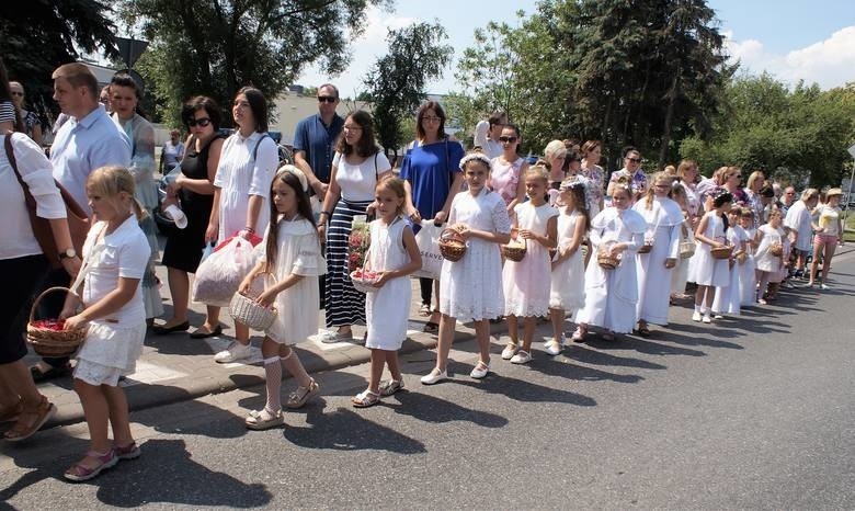 Procesja Bożego Ciała w Inowrocławiu. 2019 rok.