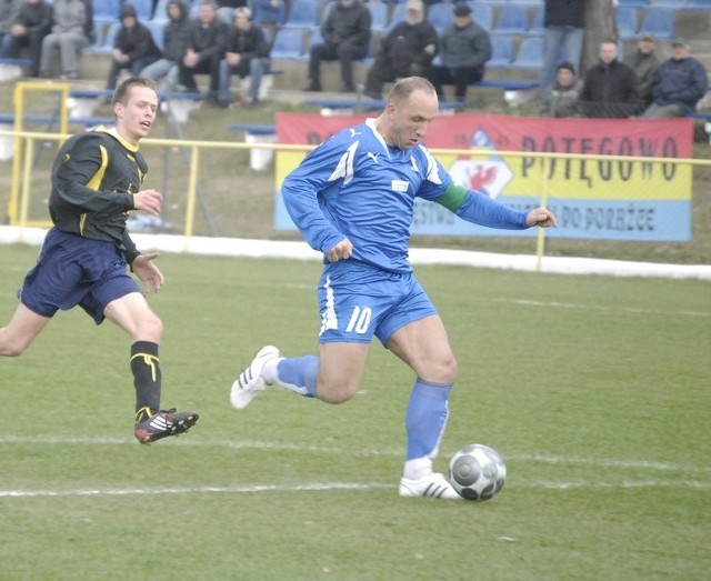 Henryk Patyk zdobył cztery gole w Nowym Dworze.