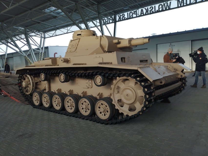 Panzer III już w muzeum w Poznaniu - wygląda jak nowy