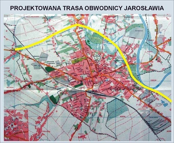 Obwodnica długości 11 kilometrów pobiegnie  przez północną stronę miasta, nie przekraczając Sanu