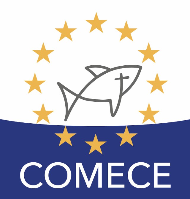 Logo komisji Catholic Church in the European Union.