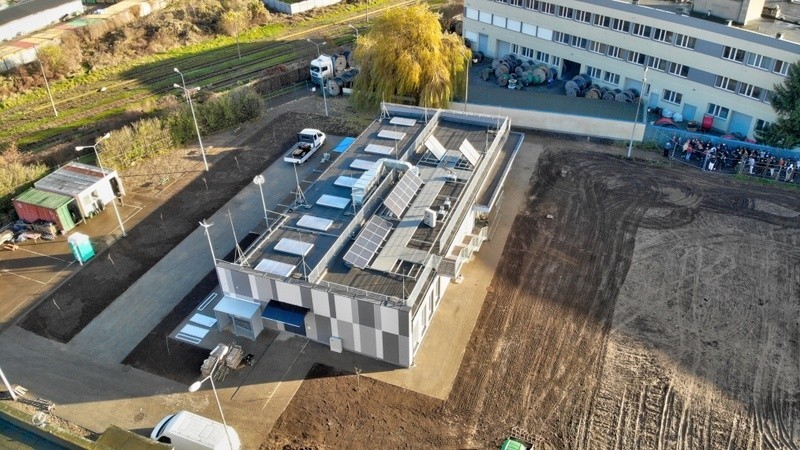 Nowy budynek dydaktyczny Zespołu Szkół Energetycznych w Gdańsku już gotowy. Znajduje się w nim m.in. niewielka elektrownia wiatrowa