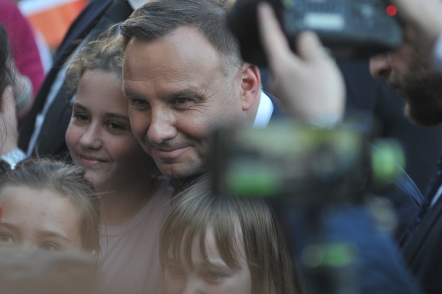 Słubice, poniedziałek 8 kwietnia 2019 roku. Wizyta prezydenta Andrzeja Dudy