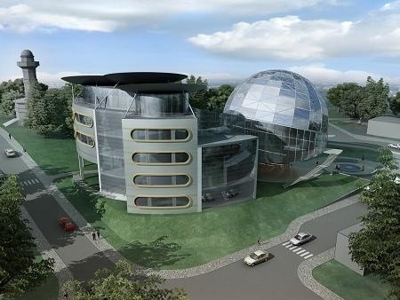 Tak ma wyglądać planetarium według koncepcji architekta Pawła Gołębiowskiego. 
