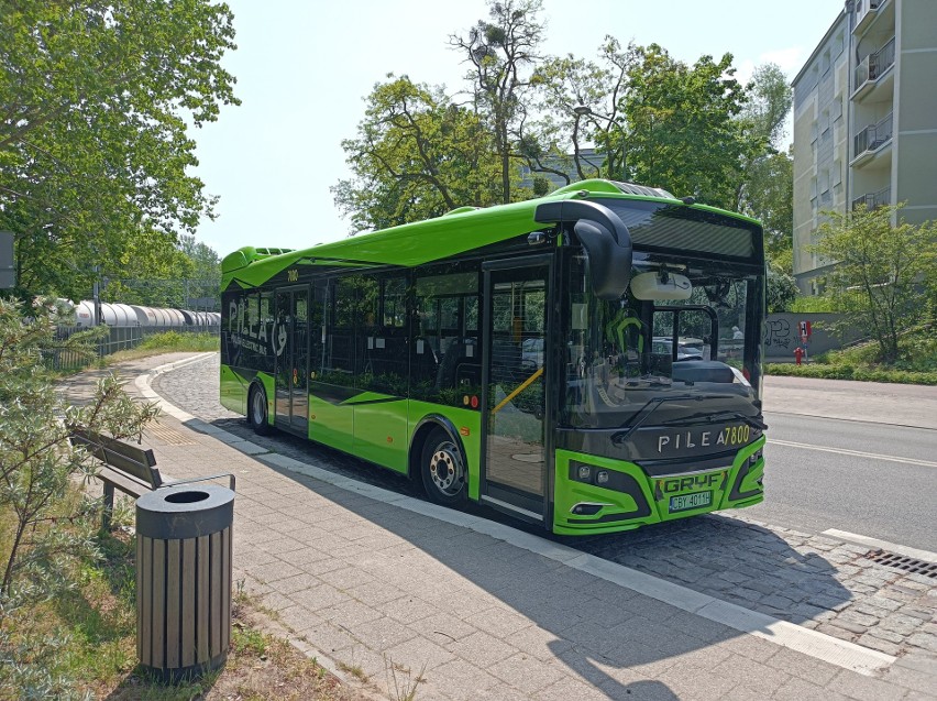Autobus elektryczny Pilea 10E podczas testów w Sopocie