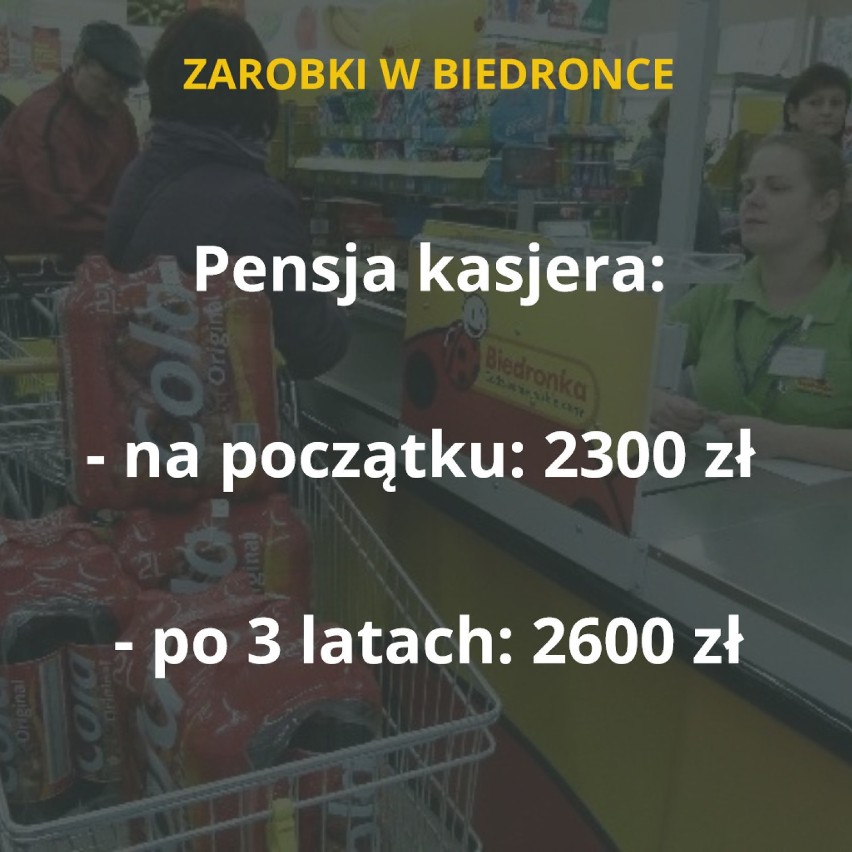 Zarobki w Biedronce